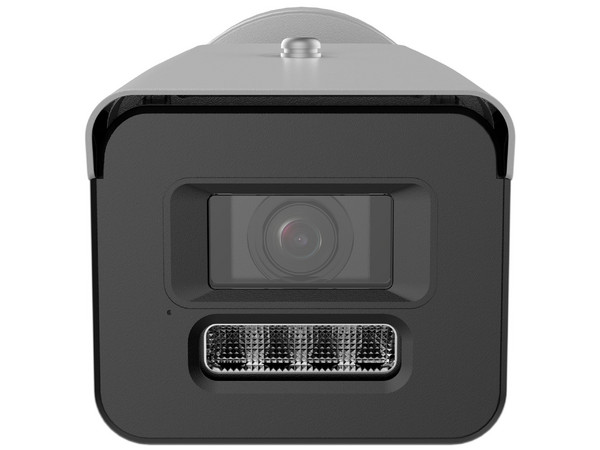 Cámara de Vigilancia Tipo Bala HIKVISION DS-2XC3T46G0H-LISU(PA) de 4MP, Lente 2.8mm (2688 x 1520), IR de hasta 40m, IP68. Color Blanco.