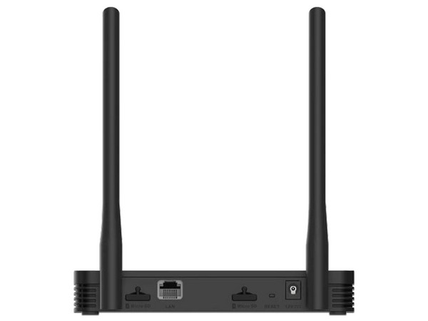 NVS Hikvision DS-7104NI-S2/WX de 4 Canales IP, Soporta hasta 2 Memorias MicroSD, Soporta Wi-Fi 5. Color Negro.
