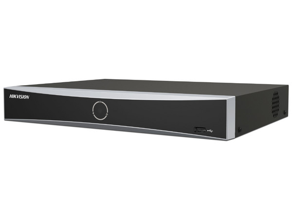 NVR Hikvision DS-7608NXI-K1(E) de 8 Canales IP, AcuSense, 1 Bahía de Disco Duro (No Incluido), Compresión H.265+. Color Negro.