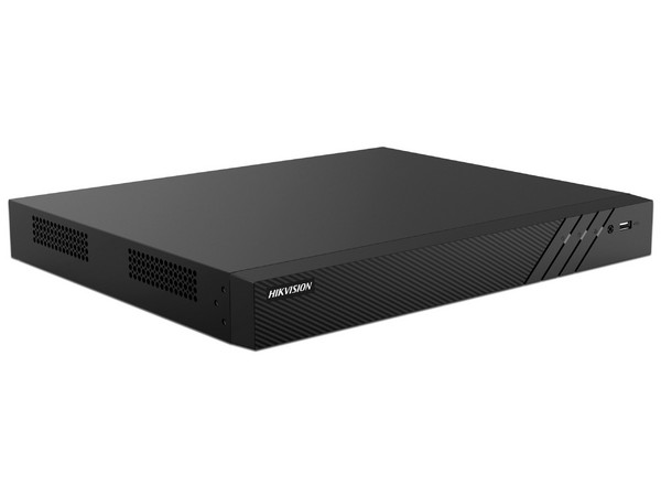 NVR Hikvision DS-7616NI-Q2/16P(E) de 16 canales IP, 16 Puertos PoE+, Salida de video HDMI/VGA, Resolución 4K, Almacenamiento de 2 x SATA de hasta 8TB (no incluidos). Color Negro.