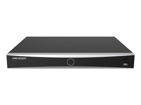 NVR Hikvision DS-7616NXI-I2/16P/VPRO, 32MP, Soporta 16 Canales IP, 16 Puertos PoE+, 8K, AcuSense, AcuSeek, Soporta 2 HDD de hasta 20TB (No incluido).