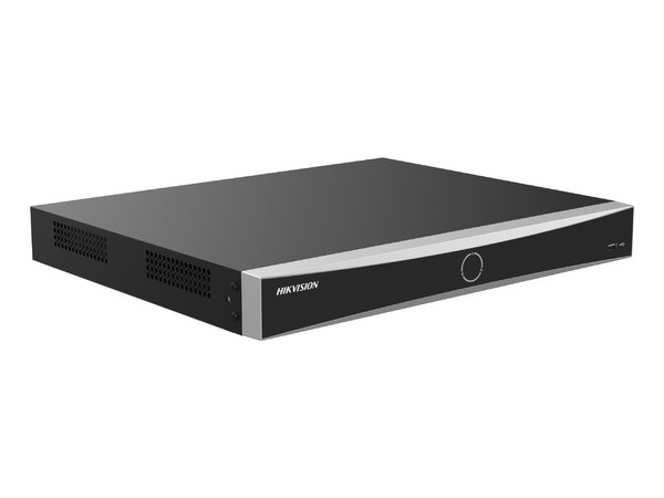 NVR Hikvision DS-7616NXI-K2(E) de 16 Canales IP, AcuSense, Reconocimiento Facial, 2 Bahías de Disco Duro (No Incluido). Color Negro.