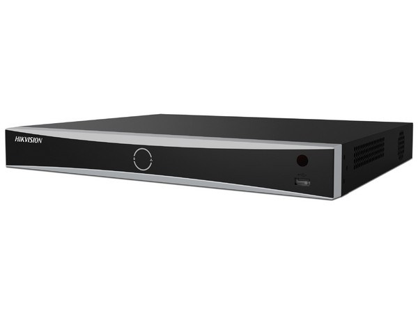NVR Hikvision DS-7632NXI-K2/16P(E), 12 Megapíxeles, 32 Canales IP, AcuSense, Reconocimiento Facial, 16 Puertos PoE+, HDMI en 4K, 2 Bahía de Disco Duro.
