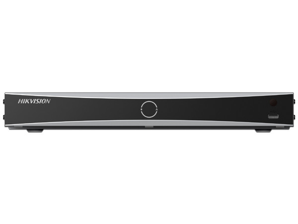 NVR Hikvision DS-7632NXI-K2/16P/VPRO de 32 Canales IP, 16 Puertos PoE, Reconocimiento Facial, AcuSense, 2 Bahías de Disco Duro (No Incluidos). Color Negro.
