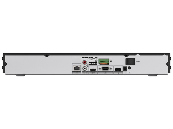 NVR Hikvision DS-7632NXI-K2(E) de 32 Canales IP, AcuSense, Reconocimiento Facial, 2 Bahías de Disco Duro (No Incluidos). Color Negro.