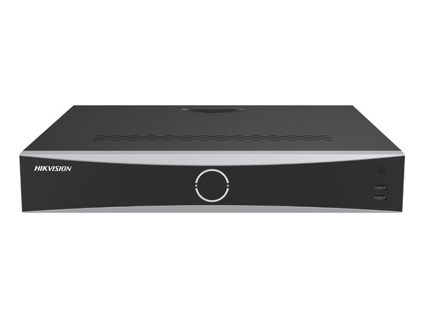 NVR Hikvision DS-7716NXI-I4/16P/VPRO, 12MP, Soporta 16 Canales IP, 16 Puertos PoE+, 4K, AcuSense, AcuSeek, Soporta 4 HDD de hasta 20TB (No incluido).
