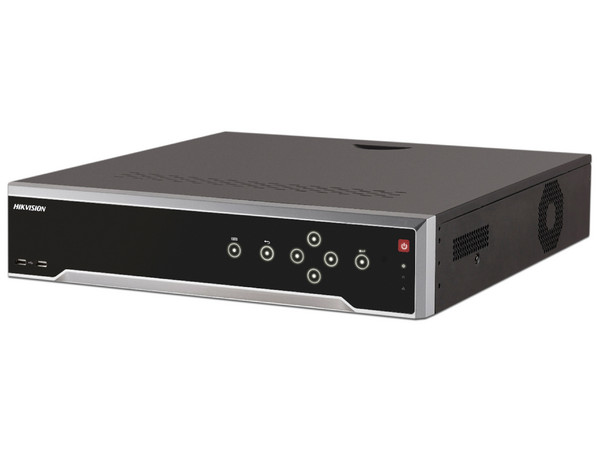 NVR Hikvision DS-7732NI-K4/16P de 32 canales IP, 16 Puertos PoE+, Soporta Cámaras con AcuSense, 4 Bahías de Disco Duro, Switch PoE 300m, HDMI en 4K.