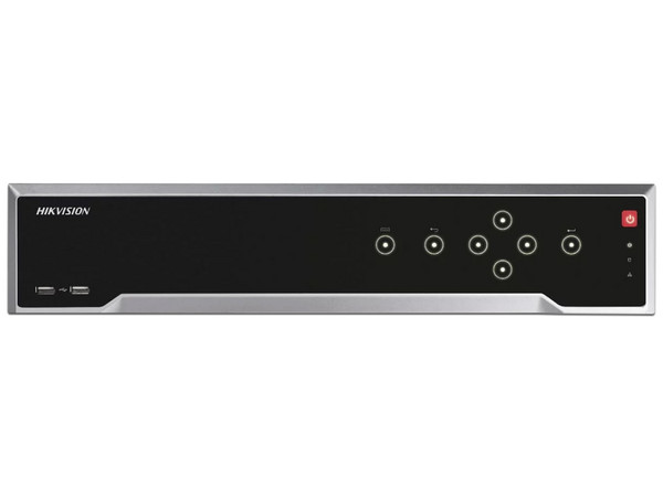 NVR Hikvision DS-7732NI-M4/16P de 32MP (8K), 32 Canales IP y 16 Puertos PoE, Soporta Cámaras con AcuSense, HDMI en 8K, 4 puertos SATA de hasta 14TB (No incluye disco duro).