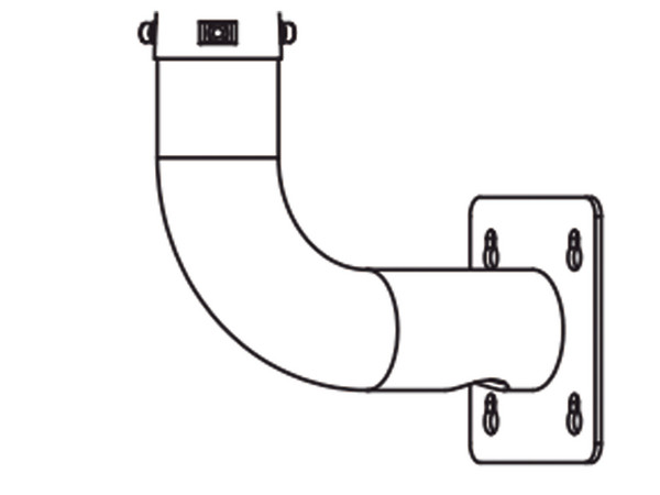 Montaje de pared Hikvision DS-TCGWMB, para cámara DS-TGC.