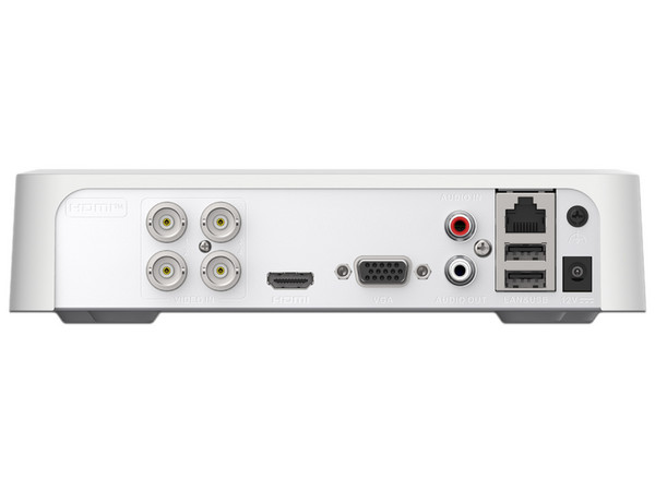 DVR 4 Canales TurboHD + 1 Canal IP, 2 Megapixel 1080p Lite, AcuSense Lite, Búsqueda Inteligente de Personas y Vehículos, Audio Bidireccional y Coaxitron, 1 Bahía de Disco Duro, H.265+, Salida de Video Full HD.