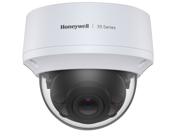 Cámara de Vigilancia tipo Domo Honeywell HC35W45R2 de 5MP (2560 x 1920), IR hasta 50m, IP67, IA.