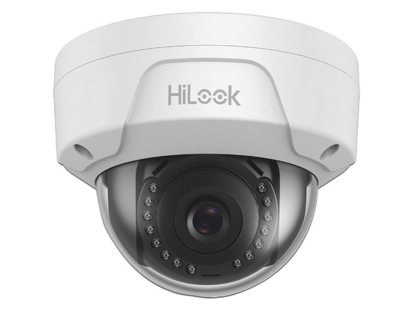 Cámara Tipo Domo de vigilancia Hikvision HiLook IPC-D120 de alta definición 1080p, IP67.