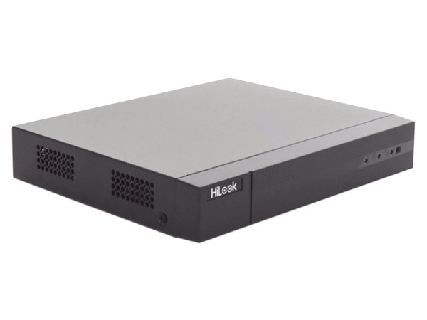 DVR HiLook DVR-208U-M1(C) de 8 Canales TurboHD, 4 Canales IP, Almacenamiento de hasta 10 TB (No Incluido), Color Negro.