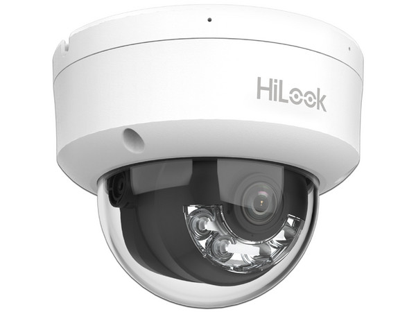 Cámara Tipo Domo de vigilancia Hikvision HiLook HIL-IPC-D120HA-U de 2MP, 1080p, IP67.