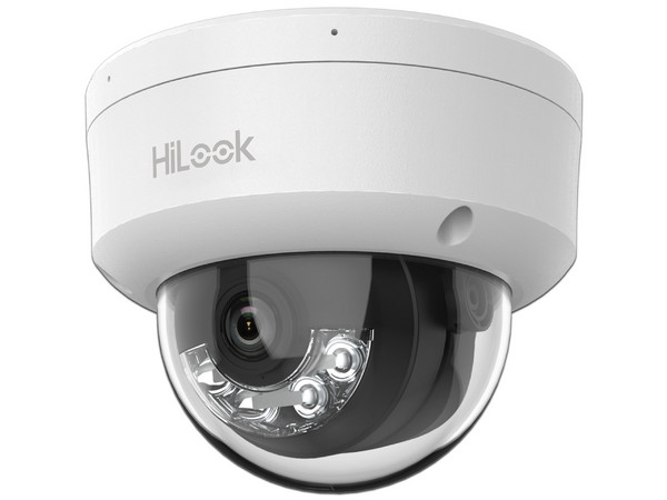 Cámara Tipo Domo de vigilancia Hikvision HiLook HIL-IPC-D120HA-U de 2MP, 1080p, IP67.
