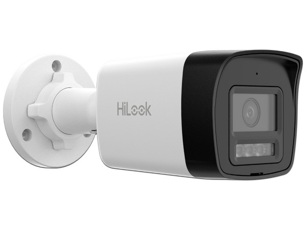 Cámara IP Tipo Bala HiLook IPC-B140HA-LUC de 4MP (2560 x 1440), Lente de 2.8mm, IR hasta 20m, IP67, Color Blanco.