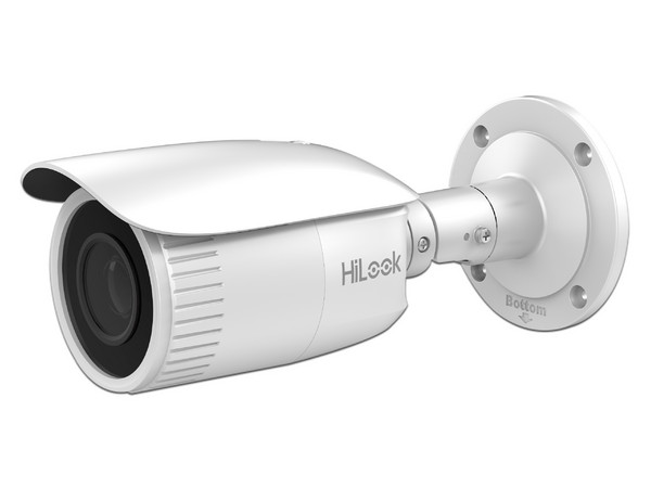 Cámara IP de Vigilancia Tipo Bala HiLook IPC-B620H-Z(C) de 2 MP, Lente Motorizado 2.8 mm (1920 x 1080p), IR de Hasta 50 m, IP67, PoE.