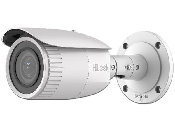 Cámara IP de Vigilancia Tipo Bala HiLook IPC-B640H-Z(C) de 4 MP, Lente Motorizado 2.8mm (2560x 1440p), IR de hasta 30 m, IP67, PoE.