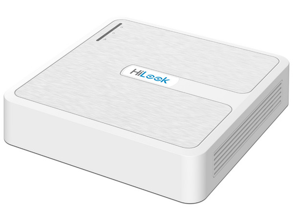 NVR HiLook NVR-104H-D/4P(D) de 4 Canales IP, 4 Puertos PoE+, FHD, AcuSense, 1 Bahía de Disco Duro (No Incluido).