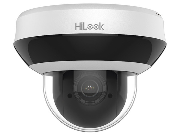 Cámara Tipo Domo PTZ HiLoook PTZ-N2404I-DE3(F) de 4MP, Lente 2.8 a 12 mm (2560 x 1440p), IR hasta 20m, IP66, PoE.