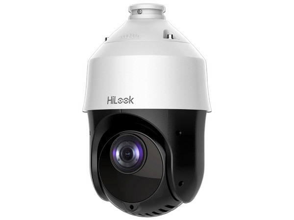 Cámara IP PTZ HiLookPTZ-N4225I-DE(H) de 2MP (1920 x 1080), Lente de 4.8mm, IR hasta 100m, IP66, Color Blanco.
