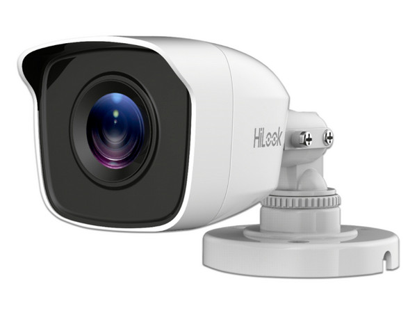 Cámara de Vigilancia Tipo Bala Hilook THC-B150-M de 5MP, Lente 2.8mm (2560 x 1944p), IR de hasta 20m, IP66. Color Blanco