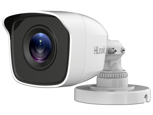 Cámara de Vigilancia tipo Bala HiLook THC-B150-P, 5MP (2560 x 1944), IR hasta 20m, IP66. Color Blanco.