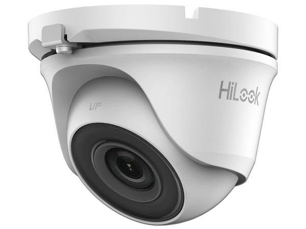 Cámara de vigilancia tipo domo Hilook THCT150M, 5MP, IR hasta 20m, Lente 2.8mm, IP66.