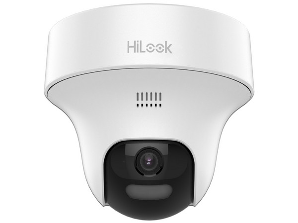 Cámara PT HiLook TurboHD THCT157PTLTS de 5MP 3K (2960 x 1665), Lente de 3.6mm, IR de Hasta 25m. Color Blanco.
