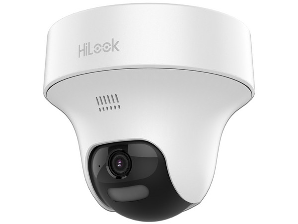 Cámara PT HiLook TurboHD THCT157PTLTS de 5MP 3K (2960 x 1665), Lente de 3.6mm, IR de Hasta 25m. Color Blanco.