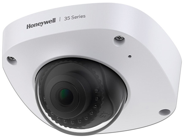 Cámara de vigilancia IP Micro Domo Honeywell, 5 MP, IR de hasta 30m, IP67, IK10, PoE.