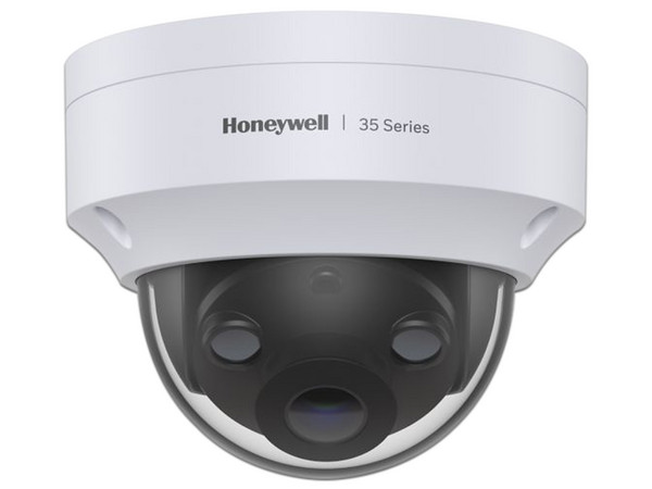 Cámara de Vigilancia IP Tipo Domo Honeywell HC35W45R3 de 5MP, (2592 x 1944), IR de hasta 40m, PoE.