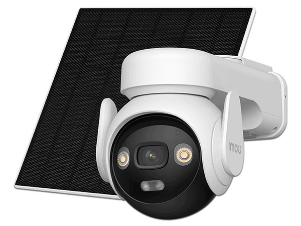 Kit de Cámara IP tipo Torreta Imou IPC-B7ED-5M0TEA-AM/FSP14, Cámara fija de 5MP (2880 x 1620), IR hasta 25m, Wi-Fi, Batería Incluida, Panel Solar.
