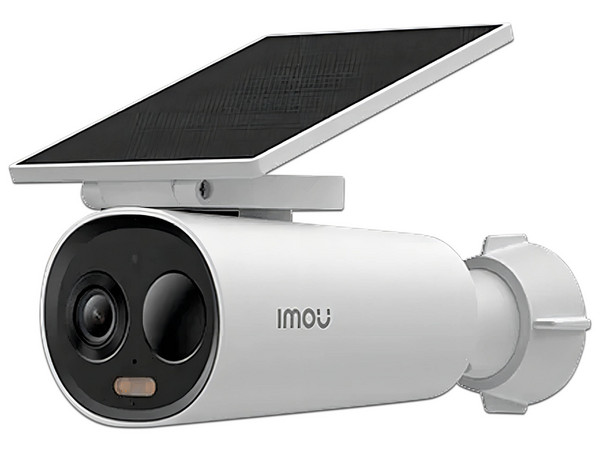 Kit de Camara IMOU WiFi Cell 3C de 3MP con batería, panel solar incluido, lente de 2.8mm y 98 grados de apertura, audio bidireccional
