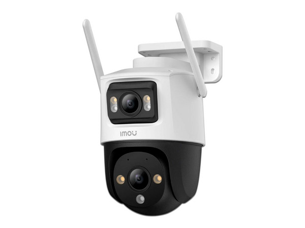 Cámara de Vigilancia Dual PTZ Imou IPC-S7XN-8M0WED de 8MP (5MP + 3MP), IR hasta 30m, IP66, Wi-Fi, Soporta MicroSD hasta 256GB (No incluye memoria).