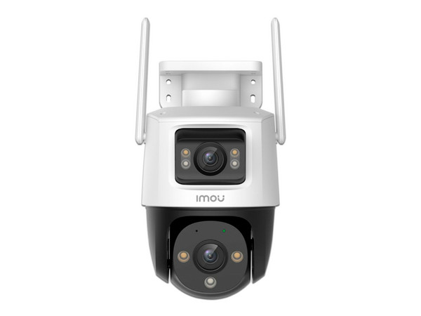 Cámara de Vigilancia Dual PTZ Imou IPC-S7XN-8M0WED de 8MP (5MP + 3MP), IR hasta 30m, IP66, Wi-Fi, Soporta MicroSD hasta 256GB (No incluye memoria).