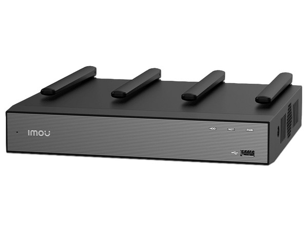 NVR Imou N110W de 8MP, 10 Canales de Acceso, H.265, HDMI, VGA, 1 puerto SATA de hasta 16TB (No incluye disco duro), Color Negro.