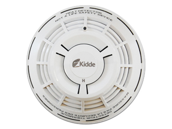 Detector de humo Kidde KI-HFD, Temperatura Fija, Color Blanco.