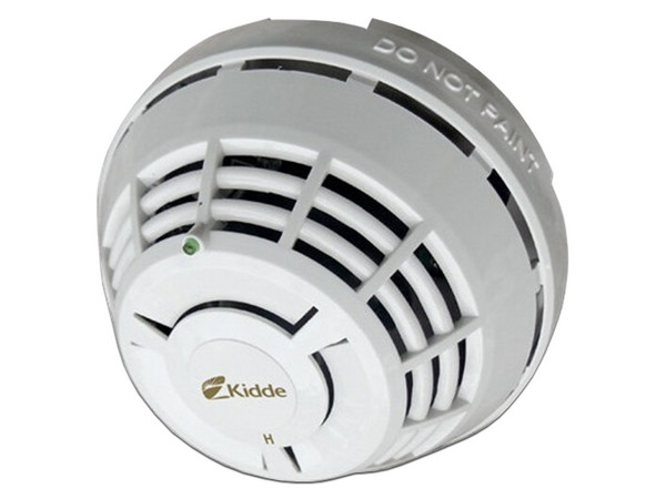 Detector de humo Kidde KI-HFD, Temperatura Fija, Color Blanco.