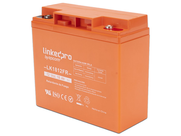 Batería Para Alarma LinkedPro LK1812FR, 12V, 18A.