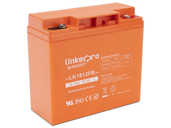 Batería Para Alarma LinkedPro LK1812FR, 12V, 18A.