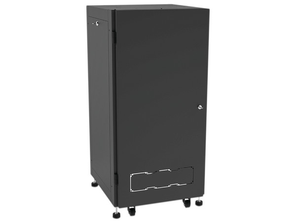 Gabinete Profesional LinkedPro LP-6060-24U-R2 de 24UR, para Telecomunicaciones. Color Negro