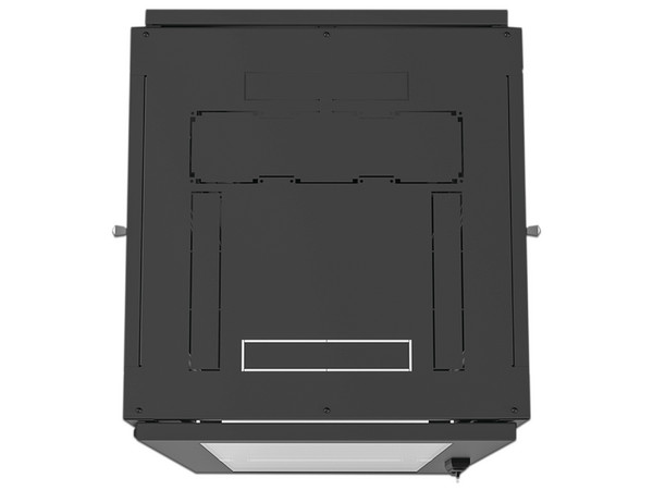 Gabinete Profesional LinkedPro LP-6060-24U-R2 de 24UR, para Telecomunicaciones. Color Negro
