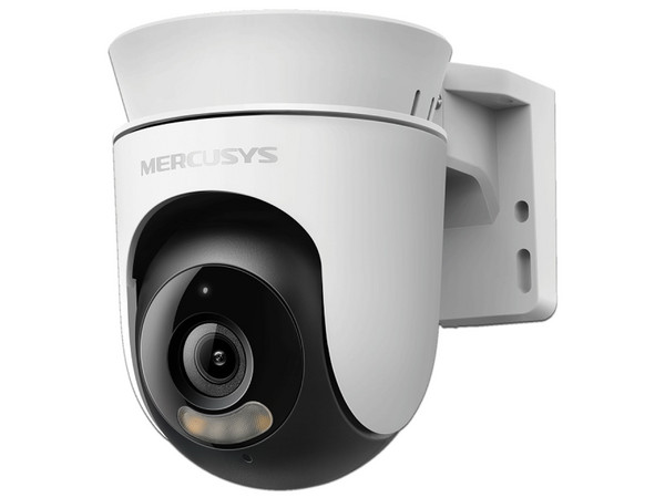 Cámara IP Tipo Domo Mercusys MC500 de 5MP (1920 x 1080), Lente de 4mm, Zoom 9x, Ranura Para MicroSD, Color Blanco.