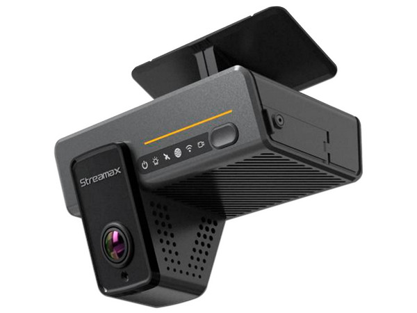 Meriva Streamax MDVR Tipo Dashcam, 2 MP, Doble Cámara IP Integrada, H.265, Cámaras Externa 2.8mm e Interna 2.3mm, Wi-Fi, 4G, Soporta 2 Micro SD Hasta 1TB.