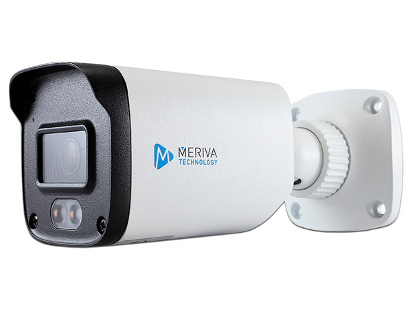 Cámara de Vigilancia tipo Bala Meriva MFC-5201A de 5MP (2560 x 1936), IR hasta 30m, IP67, Micrófono Integrado.