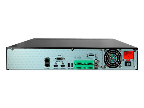 NVR Meriva MNVR-4732 de 32 Canales IP de hasta 12MP, Reconocimiento de Personas y Vehículos, HDMI, VGA, 4 puertos SATA de hasta 10TB (No incluye disco duro).