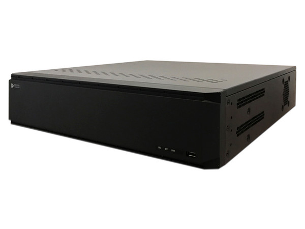 NVR Meriva MNVR-8164 de 64 Canales IP, hasta 16MP Reconocimiento facial, HDMI, RJ-45, 8 puertos SATA hasta 10TB (No incluye disco duro).