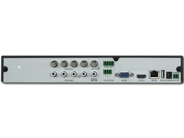 DVR Meriva Security de 16 canales, cuatribrido que soporta los formatos de vídeo AHD/TVI, grabación analógica, IP. Color Negro.