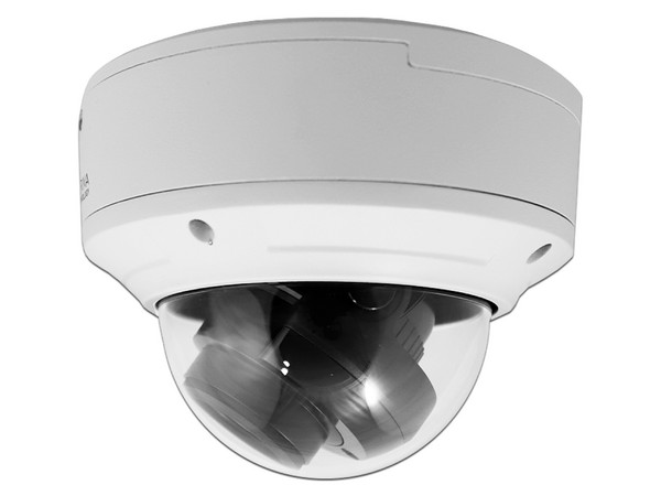Cámara de Vigilancia tipo Domo Meriva MVD-EB600ZA de 6MP (3296 x 1856), IR hasta 50m, Micrófono integrado, IP67, Soporta MicroSD de hasta 256GB (No incluye memoria).